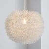 Urchin Ball Silver Easy Fit Pendant Shade -Dunelm 30831398