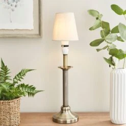 Luna Tapered Lamp Shade -Dunelm 30831617