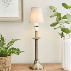 Luna Tapered Lamp Shade -Dunelm 30831618