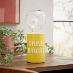 Dunelm 19 Shine Bright Bulb Holder Table Lamp