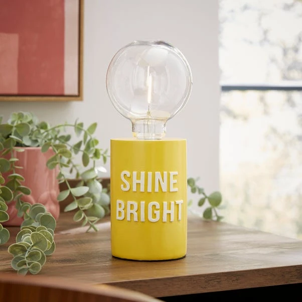 Shine Bright Bulb Holder Table Lamp 3 Shine Bright Bulb Holder Table Lamp