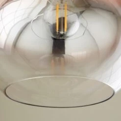 Nivala Metallic Ombre Copper Glass Easy Fit Pendant Shade 8 Nivala Metallic Ombre Copper Glass Easy Fit Pendant Shade -Dunelm 30831741 alt02