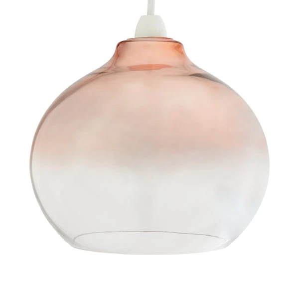 Nivala Metallic Ombre Copper Glass Easy Fit Pendant Shade 6 Nivala Metallic Ombre Copper Glass Easy Fit Pendant Shade - Image 4