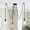 Romelia Flex 3 Light Spider Ceiling Light -Dunelm 30831976