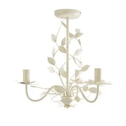 Chantelle Floral 3 Light Chandelier -Dunelm 30832008 alt04