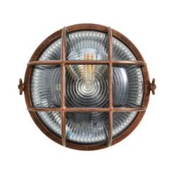 Indoor Outdoor Bulkhead Industrial Wall Light 18 Indoor Outdoor Bulkhead Industrial Wall Light -Dunelm 30832199 alt04