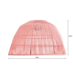 Kabir Pink String Easy Fit Pendant Shade -Dunelm 30833685 alt08
