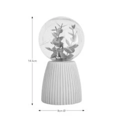 Faux Terrarium Ribbed Battery Table Lamp -Dunelm 30833935 alt03
