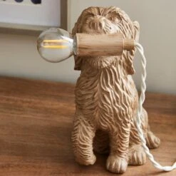 Reggie The Cockapoo Table Lamp 27 Reggie The Cockapoo Table Lamp -Dunelm 30833936 alt04
