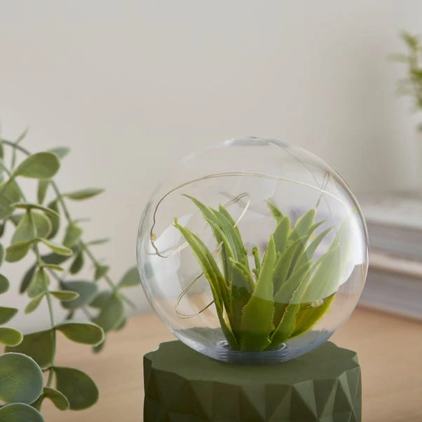 Faux Terrarium Geometric Battery Table Lamp 11 Faux Terrarium Geometric Battery Table Lamp - Image 9