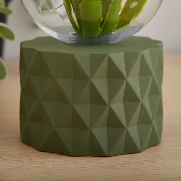 Faux Terrarium Geometric Battery Table Lamp 12 Faux Terrarium Geometric Battery Table Lamp - Image 10