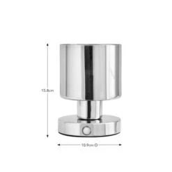 Erin Pad Rechargeable 3 Stage Touch Table Lamp 18 Erin Pad Rechargeable 3 Stage Touch Table Lamp -Dunelm 30833962 alt08