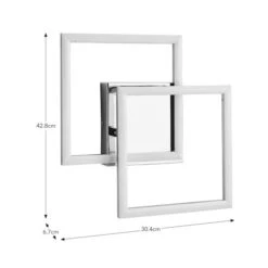 Bode LED Diamond Flush Ceiling And Wall Light 16 Bode LED Diamond Flush Ceiling And Wall Light -Dunelm 30833965 alt06