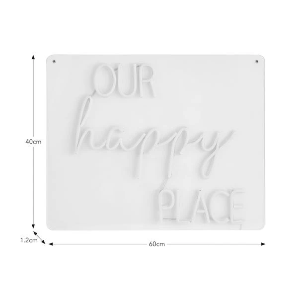 Our Happy Place Neon Sign 7 Our Happy Place Neon Sign - Image 5