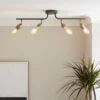 Marsden Industrial 4 Light Semi Flush Spotlight Bar 2 Marsden Industrial 4 Light Semi Flush Spotlight Bar -Dunelm 30833997