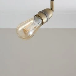 Marsden Industrial 4 Light Semi Flush Spotlight Bar -Dunelm 30833997 alt02