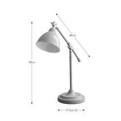 Lever Arm Table Lamp -Dunelm 30834001 alt03