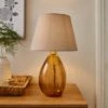 Fentress Large Recycled Glass Table Lamp -Dunelm 30834005