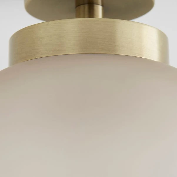 Lixue Recycled Glass Frosted Smoked Flush Ceiling Light 6 Lixue Recycled Glass Frosted Smoked Flush Ceiling Light - Image 4