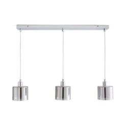 Erin 3 Light Diner Ceiling Light 12 Erin 3 Light Diner Ceiling Light -Dunelm 30834014 alt05