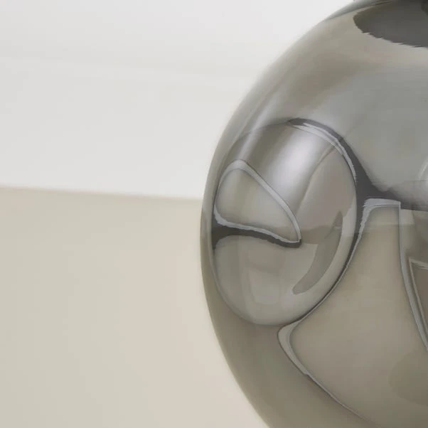 Alexis Smoked Flush Ceiling Light 6 Alexis Smoked Flush Ceiling Light - Image 4