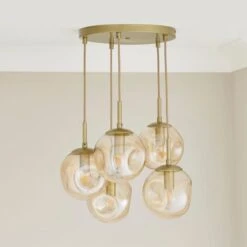 Alexis 5 Light Cluster Ceiling Light 25 Alexis 5 Light Cluster Ceiling Light -Dunelm 30834020 alt03