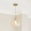 Alexis Glass Pendant Light 1 Alexis Glass Pendant Light -Dunelm 30834021