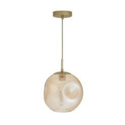 Alexis Glass Pendant Light -Dunelm 30834021 alt05