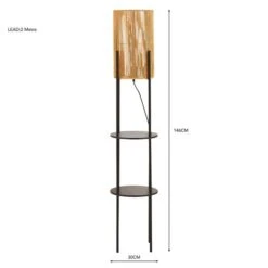 Kabir String Shelved Floor Lamp 11 Kabir String Shelved Floor Lamp -Dunelm 30834069 alt08