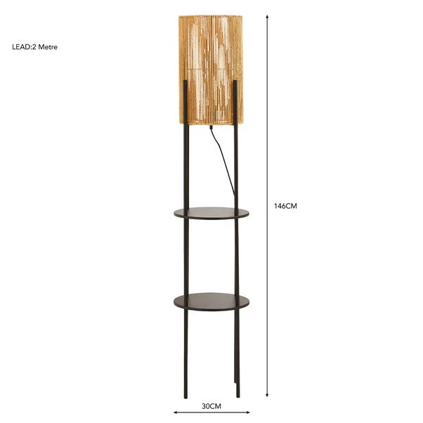 Kabir String Shelved Floor Lamp 7 Kabir String Shelved Floor Lamp - Image 5