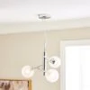 Vaughn 3 Light Semi Flush Ceiling Light 2 Vaughn 3 Light Semi Flush Ceiling Light -Dunelm 30834071