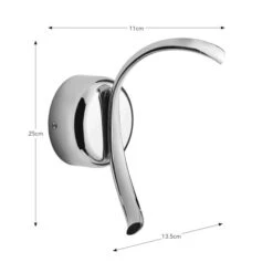 Cortez LED Wall Light -Dunelm 30834339 alt06