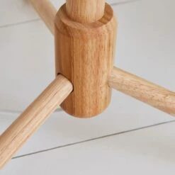 Oakley Turned Wood Paint Your Own Floor Lamp Base -Dunelm 30834345 alt03