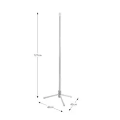 Oakley Turned Wood Paint Your Own Floor Lamp Base -Dunelm 30834345 alt04