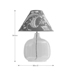 Pride & Joy Recycled Glass Table Lamp 14 Pride & Joy Recycled Glass Table Lamp -Dunelm 30834361 alt05