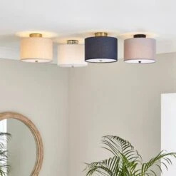 Prescot Flush Ceiling Light 13 Prescot Flush Ceiling Light -Dunelm 30834370 alt09