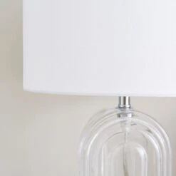 Josie Large Arched Glass Table Lamp -Dunelm 30835910 alt02