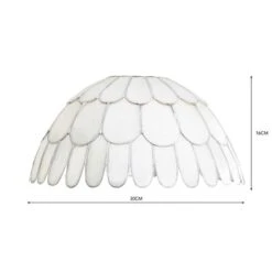 Capiz 3 Tiered Easy Fit Pendant Shade 11 Capiz 3 Tiered Easy Fit Pendant Shade -Dunelm 30837216 alt08