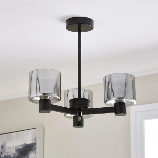 Erin 3 Light Semi Flush Ceiling Light 4 Erin 3 Light Semi Flush Ceiling Light - Image 2
