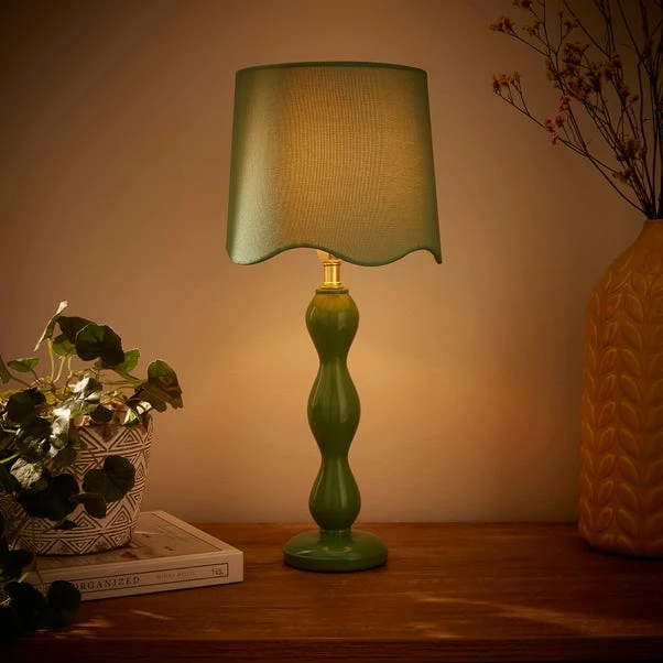 Elsie Tall Scalloped Table Lamp 4 Elsie Tall Scalloped Table Lamp - Image 2