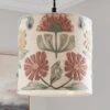Floral Embroidered Lamp Shade 2 Floral Embroidered Lamp Shade -Dunelm 30866832