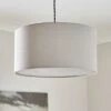 Luna Shallow Drum Lamp Shade 2 Luna Shallow Drum Lamp Shade -Dunelm 30866844