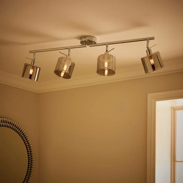 Erin 4 Light Adjustable Semi Flush Spotlight Bar 4 Erin 4 Light Adjustable Semi Flush Spotlight Bar - Image 2