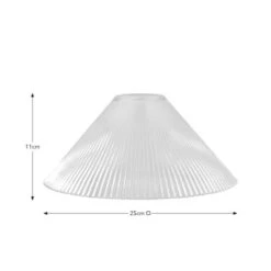 Ezra Conical Glass Easy Fit Pendant Shade 11 Ezra Conical Glass Easy Fit Pendant Shade -Dunelm 30868855 alt08