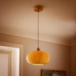 Lacey Alabaster Pendant Light -Dunelm 30868873 alt01