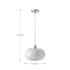 Lacey Alabaster Pendant Light -Dunelm 30868873 alt08