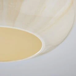 Lacey Alabaster Semi Flush Ceiling Light 9 Lacey Alabaster Semi Flush Ceiling Light -Dunelm 30868874 alt02