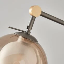 Molecular Industrial Metal Floor Lamp 10 Molecular Industrial Metal Floor Lamp -Dunelm 30868888 alt02