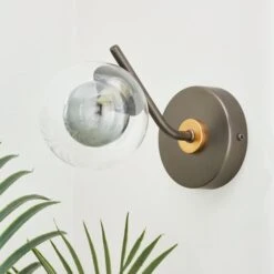 Molecular Industrial Wall Light 20 Molecular Industrial Wall Light -Dunelm 30868894