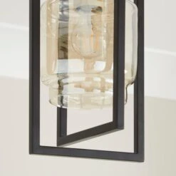 Seattle Industrial Flush Ceiling Light -Dunelm 30868896 alt03